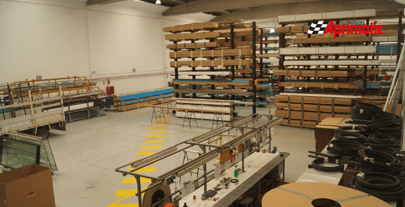 aprimatic instalaciones produccion puertas automaticas alcala de henares