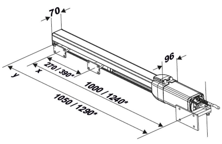 FORTY 40 BS - dimensiones y detalles