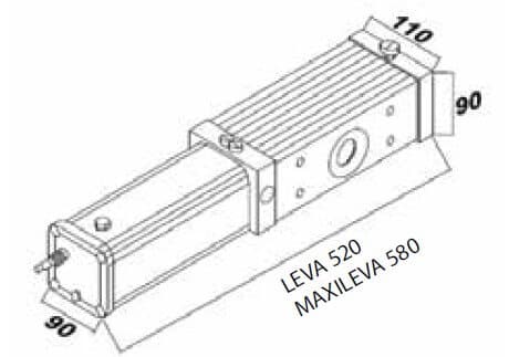 LEVA 50 - dimensiones y detalles